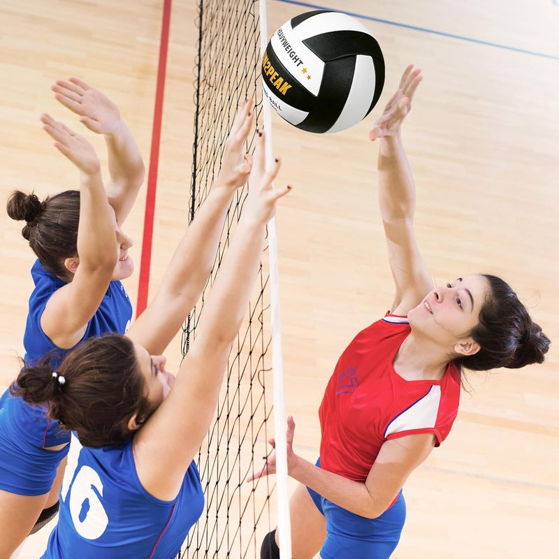 RUN2PEAK Heavy Weight Volleyball Setter Training Ball Official Size 5 Volleyballs PU Practice Volley Balls for Indoor Rebounder Equipment Setters Weighted Volleyball Setting Trainer - Image 4